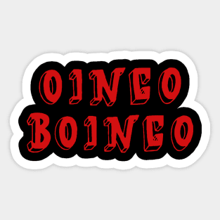 OINGO BOINGO Sticker